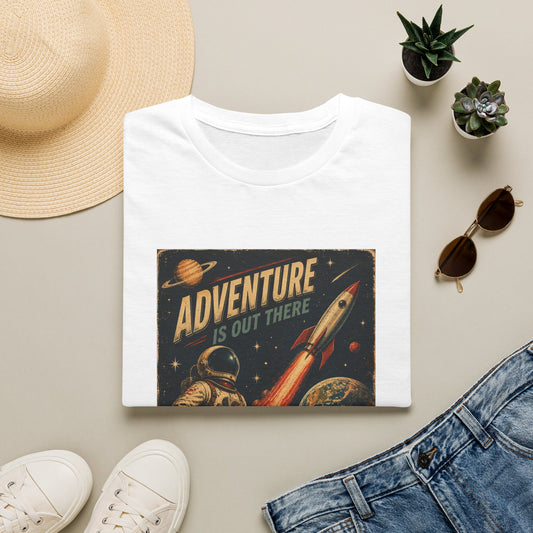 Adventure Is Out There Buckle Up And Enjoy The Ride Space Rocket T-Shirt