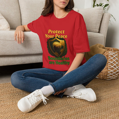 Protect Your Peace Boundaries Are Healthy T-Shirt