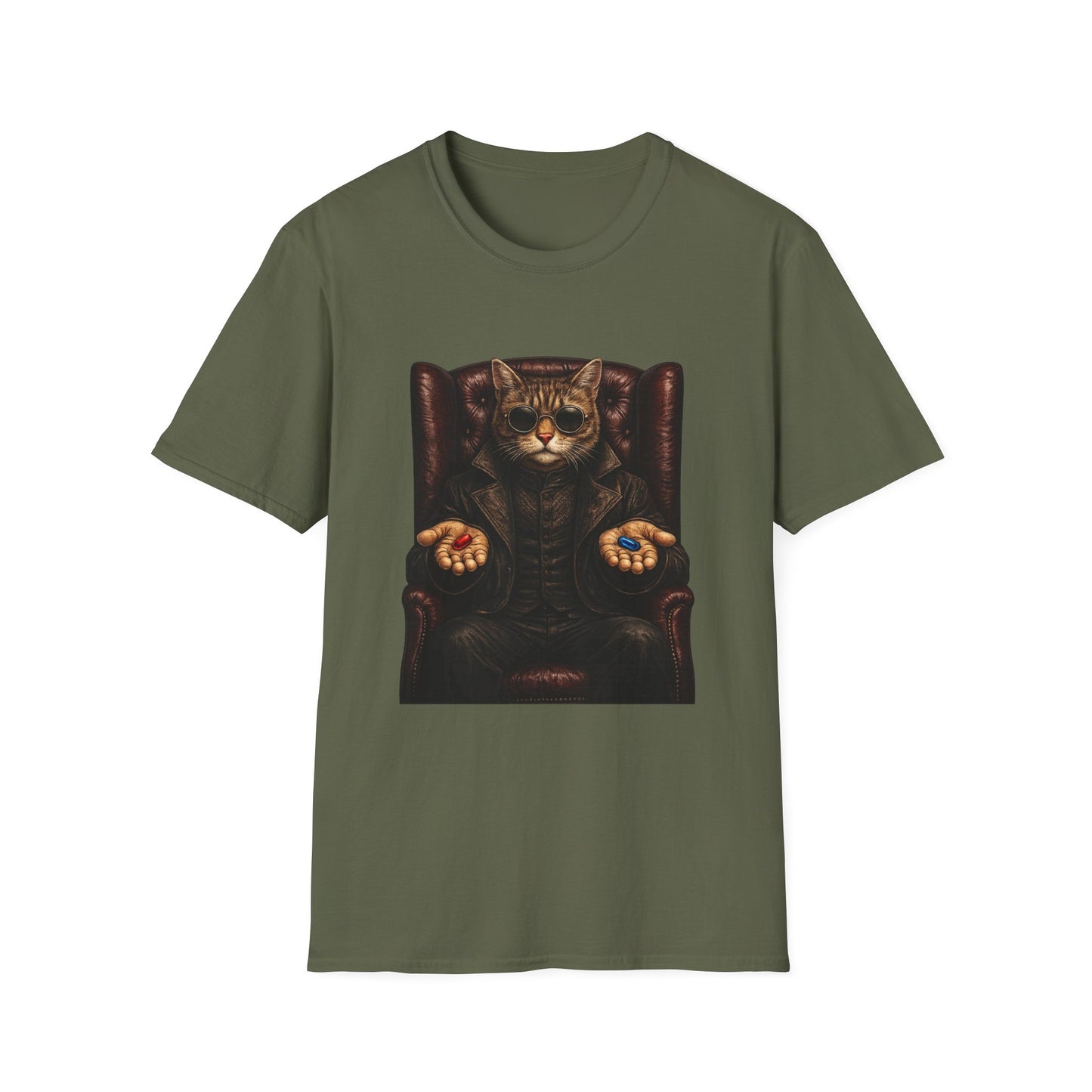 Matrix - Morpheus - Cat Parody T-Shirt