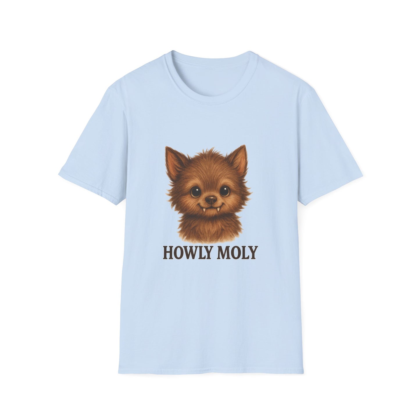 Howly Moly Funny Cute Wolf T-Shirt