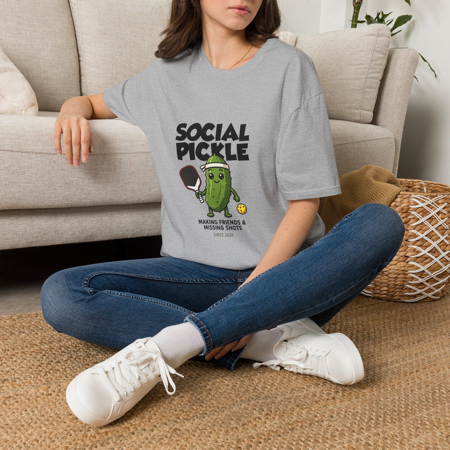 Making Friends & Missing Shots Funny Pickleball T-Shirt