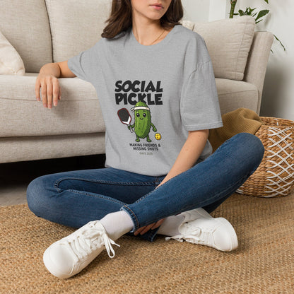 Making Friends & Missing Shots Funny Pickleball T-Shirt