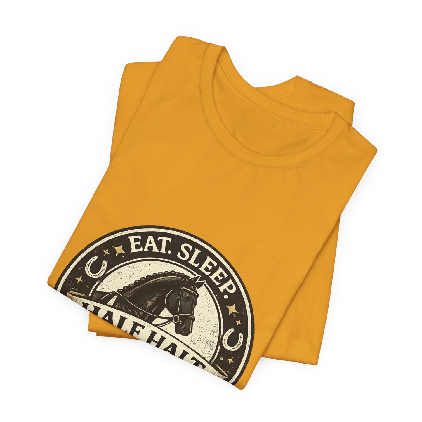 Eat Sleep Half Halt Repeat T-Shirt — Equestrian Horse Riding Tee