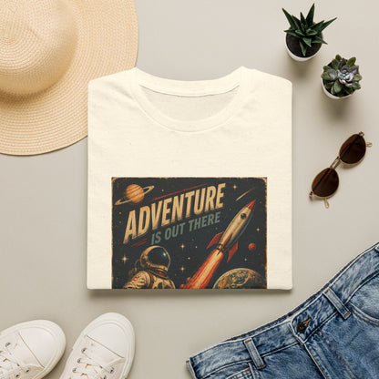Adventure Is Out There Buckle Up And Enjoy The Ride Space Rocket T-Shirt