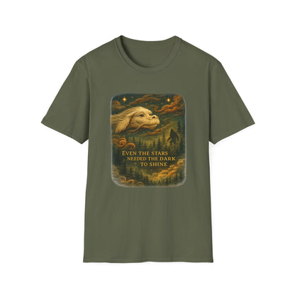 Even The Stars Needed The Dark To Shine - Falkor - T-Shirt