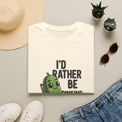 I'd Rather Be Dinking Funny Pickleball T-Shirt