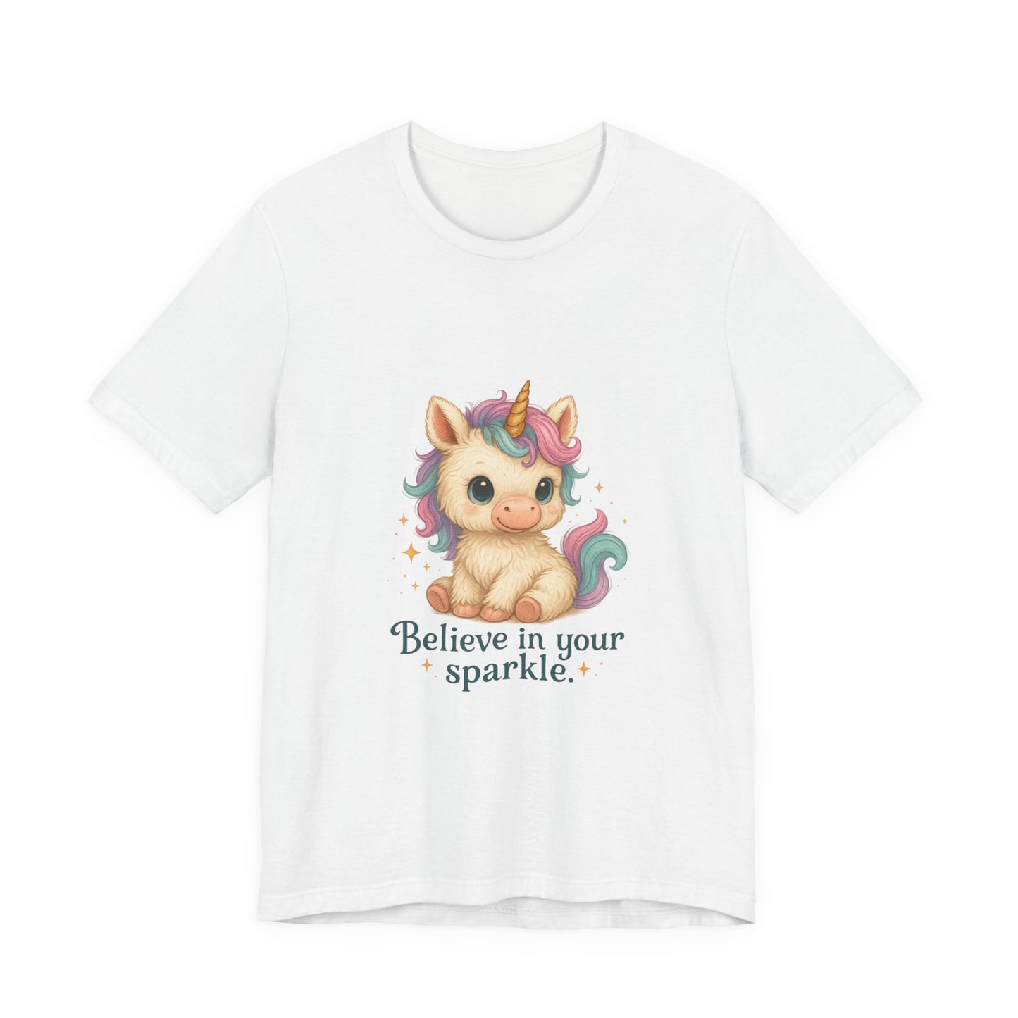 Believe in Your Sparkle Cute Unicorn T-Shirt