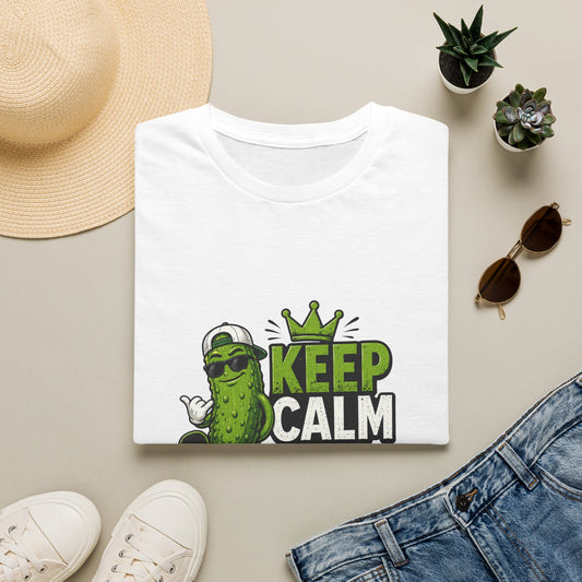 Keep Calm and Don't Be a Dickle Funny Pickleball T-Shirt