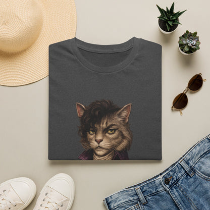Prince Cat Parody T-Shirt — Regal Cat with Ankh Graphic