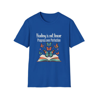 Healing Is Not Linear Progress Over Perfection T-Shirt