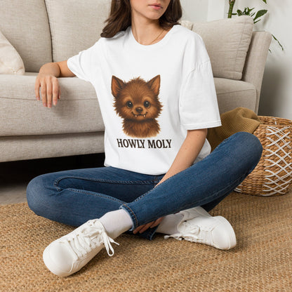 Howly Moly Funny Cute Wolf T-Shirt