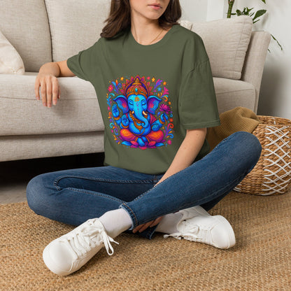 Vibrant Ganesha Hindu God Colorful T-Shirt