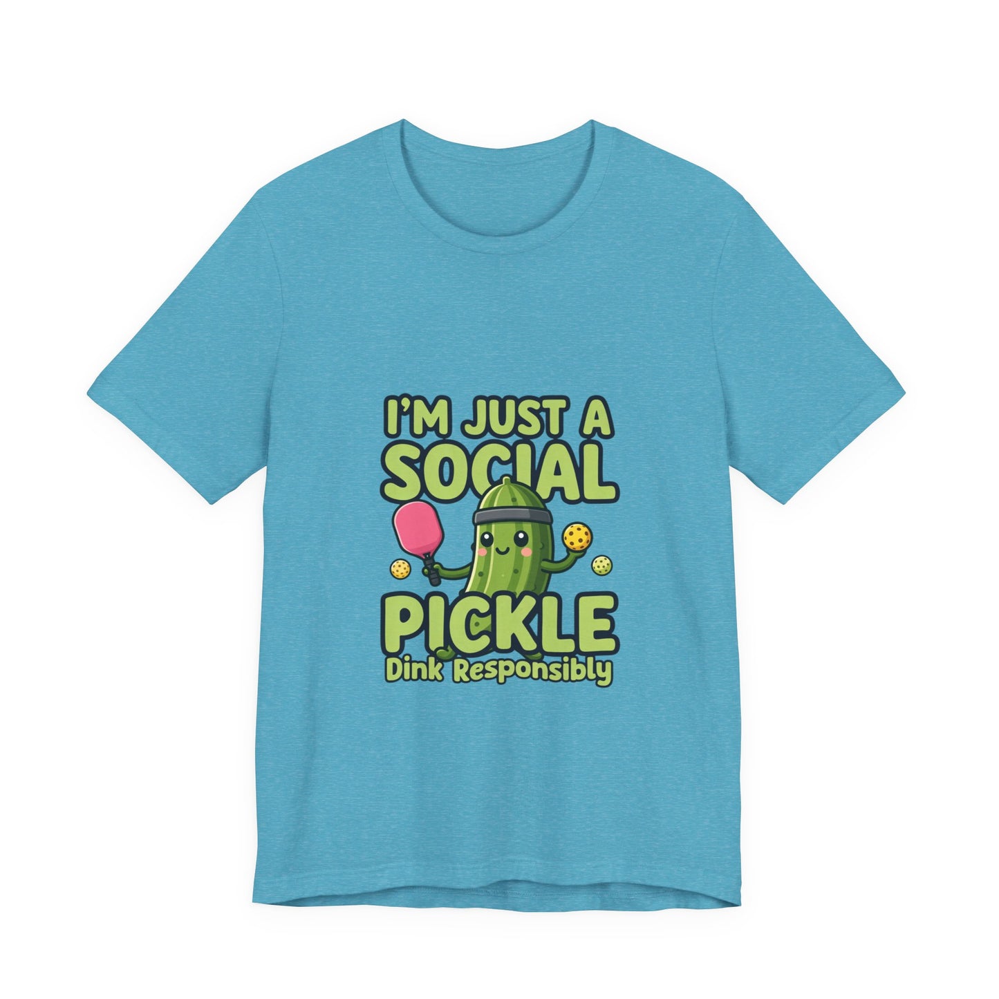 Social Pickle Tee — "I'm Just a Social Pickle" Funny Graphic T-Shirt