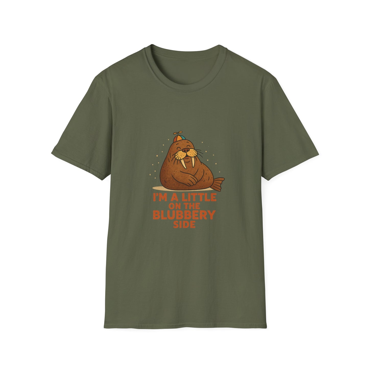 I'm a Little on the Blubbery Side Funny Walrus T-Shirt