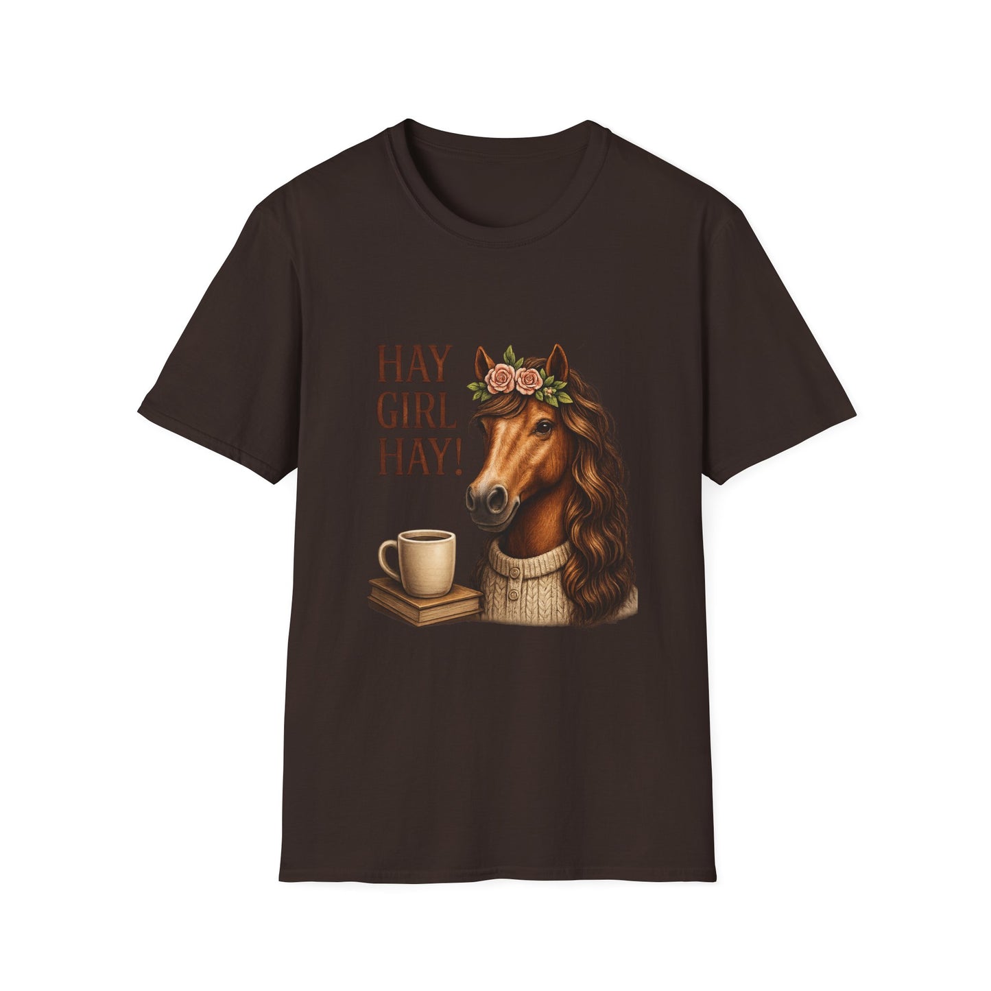 Hay Girl Hay! Horse Graphic T‑Shirt — Hay Girl Hay Funny Horse
