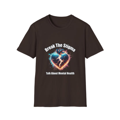 Break The Stigma Talk About Mental Health T-Shirt