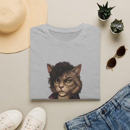 Prince Cat Parody T-Shirt — Regal Cat with Ankh Graphic