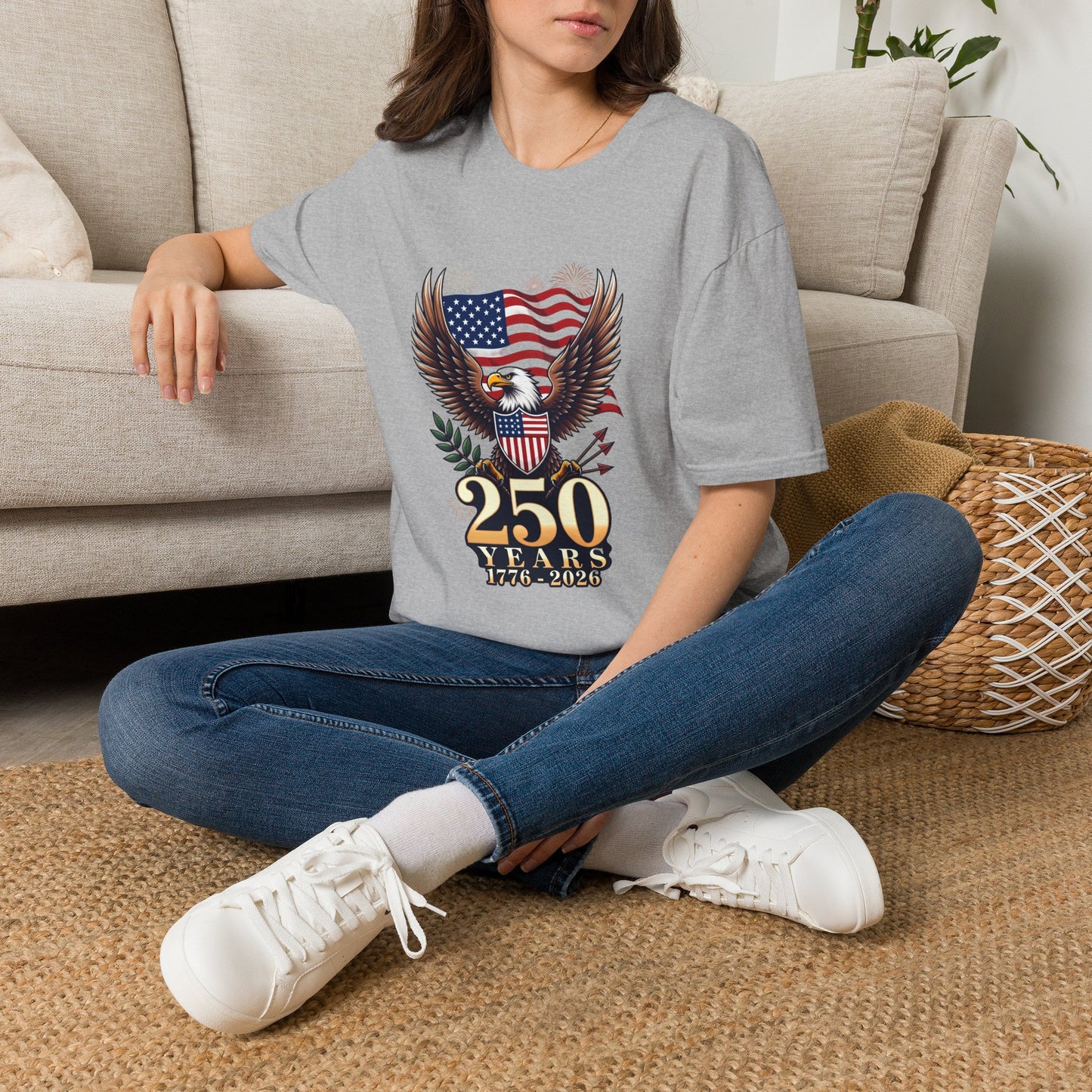 250 Years of Freedom 1776-2026 Patriotic T-Shirt