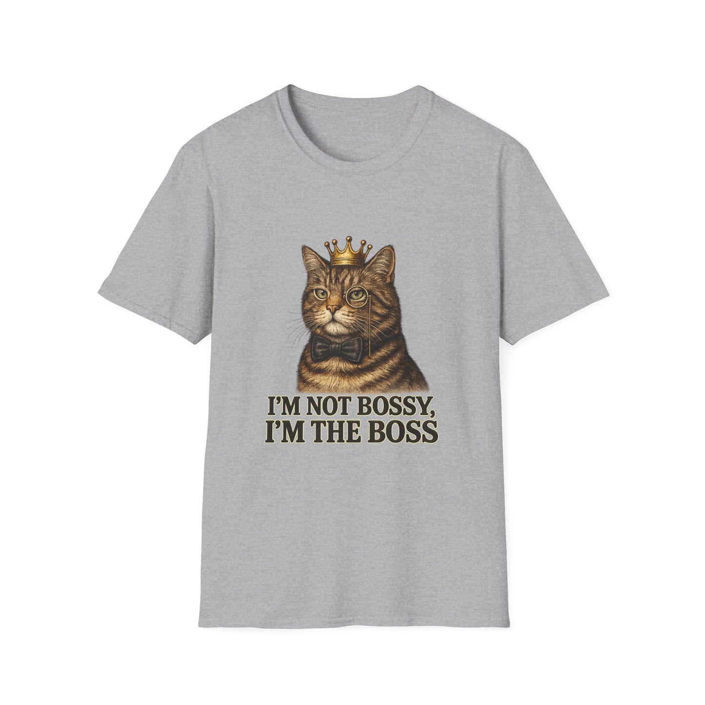Cat Crown T‑Shirt — "I’m Not Bossy, I’m The Boss" Graphic Tee