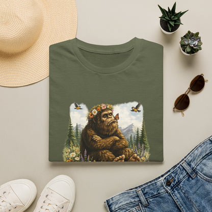 I Am Unhappy Because Reasons Funny Bigfoot T-Shirt