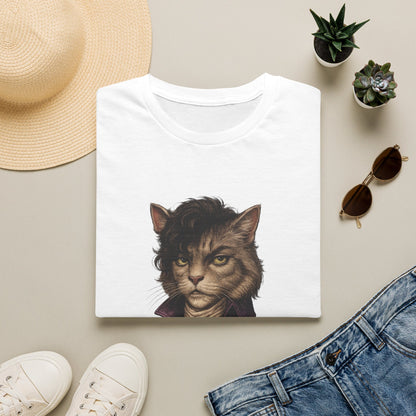 Prince Cat Parody T-Shirt — Regal Cat with Ankh Graphic