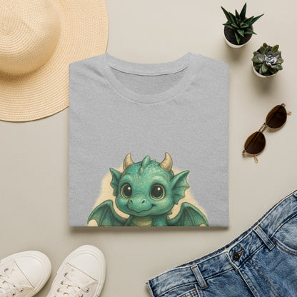 Cute Baby Dragon Hatching Egg T-Shirt
