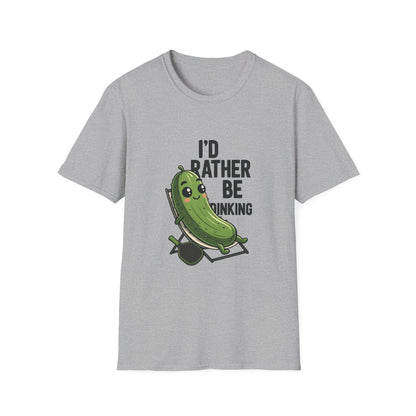 I'd Rather Be Dinking Funny Pickleball T-Shirt