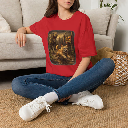 Jurassic Park Cats T‑Shirt — Retro Dino & Cat Mashup Tee