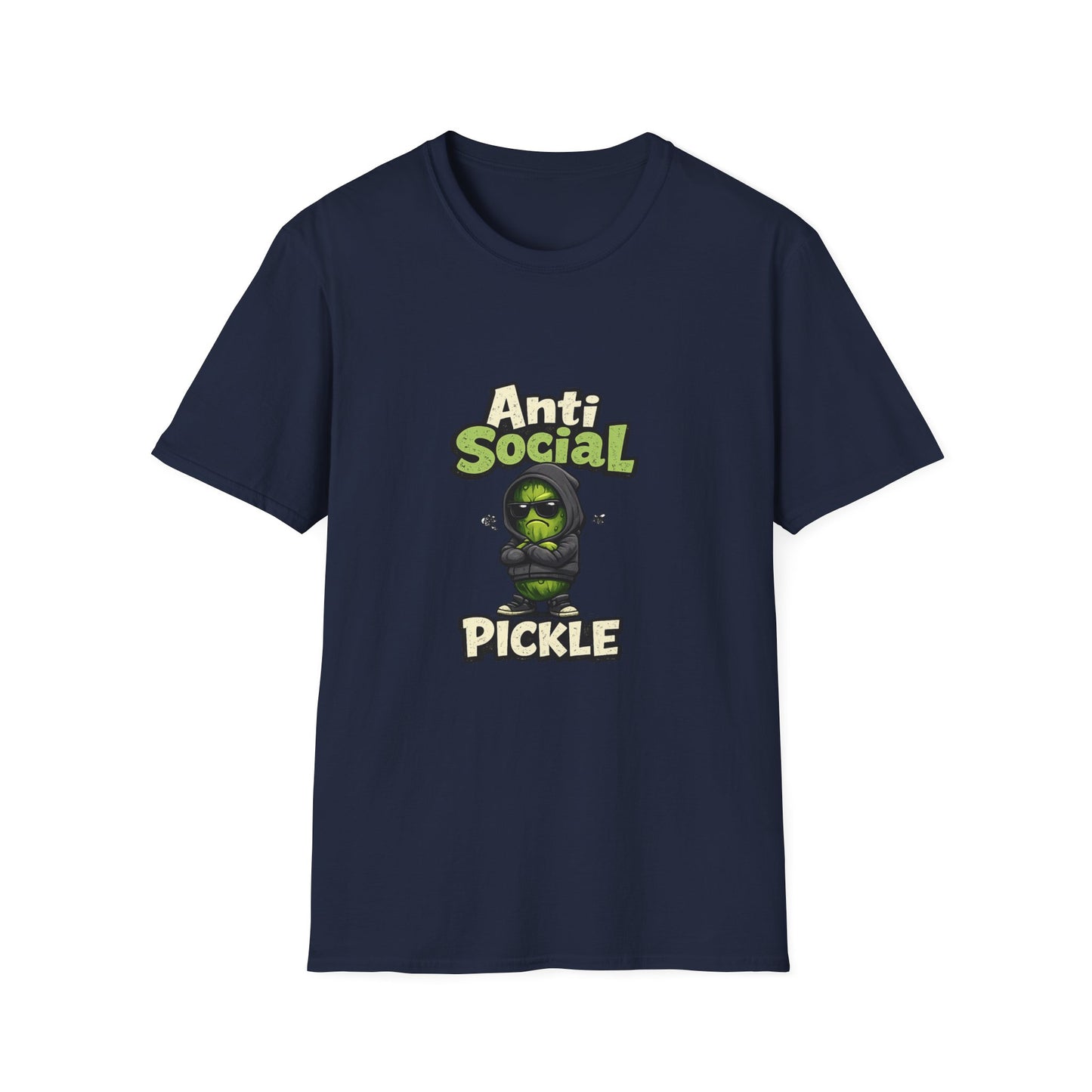 Anti Social Pickle T-Shirt — Funny Grumpy Pickleball Graphic Tee