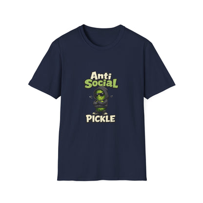 Anti Social Pickle T-Shirt — Funny Grumpy Pickleball Graphic Tee