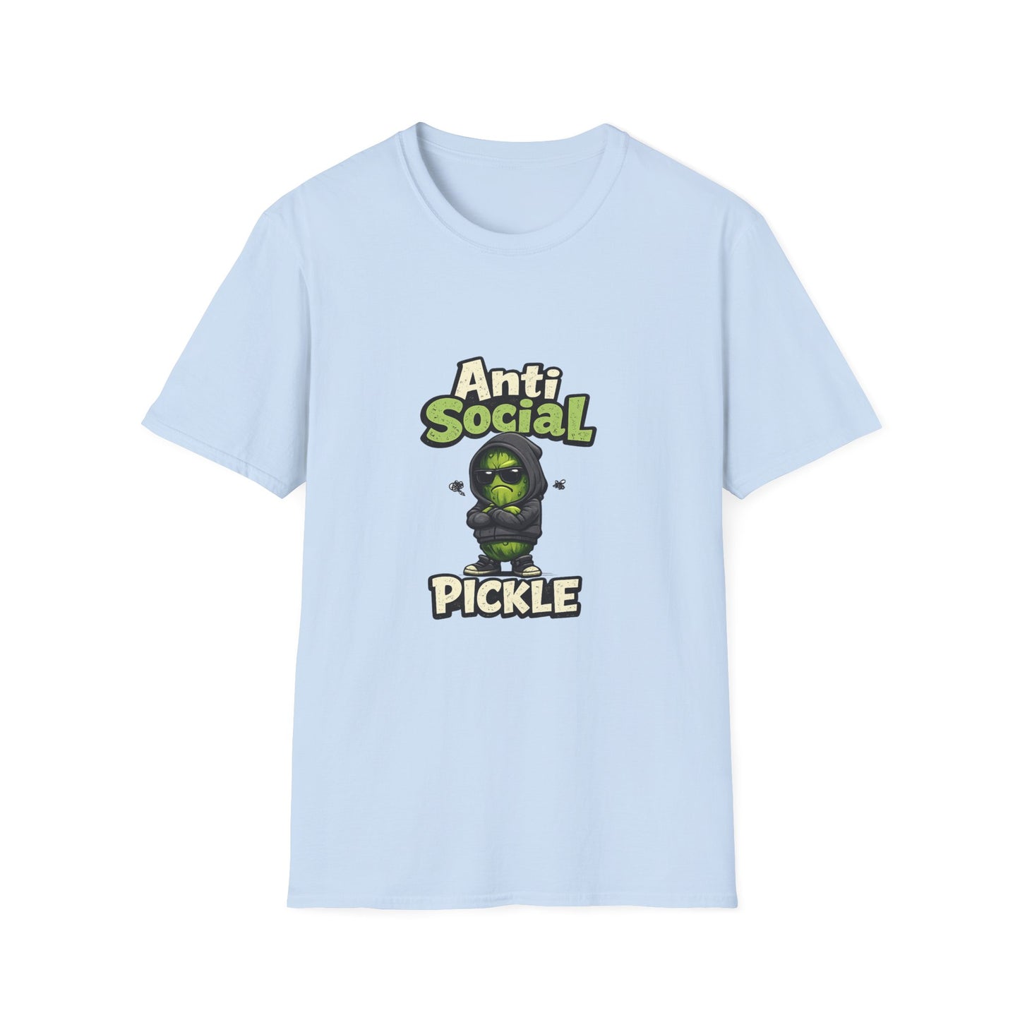 Anti Social Pickle T-Shirt — Funny Grumpy Pickleball Graphic Tee