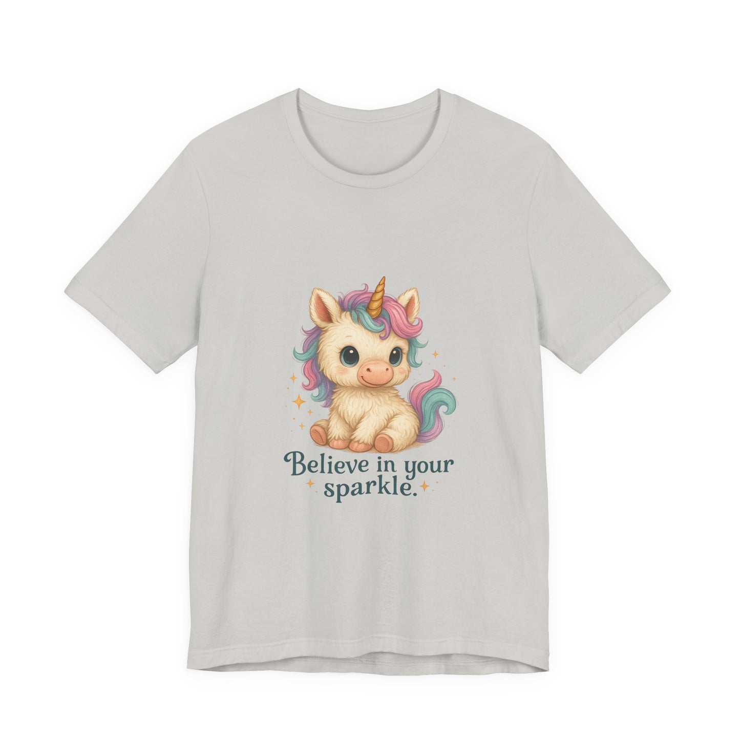 Believe in Your Sparkle Cute Unicorn T-Shirt
