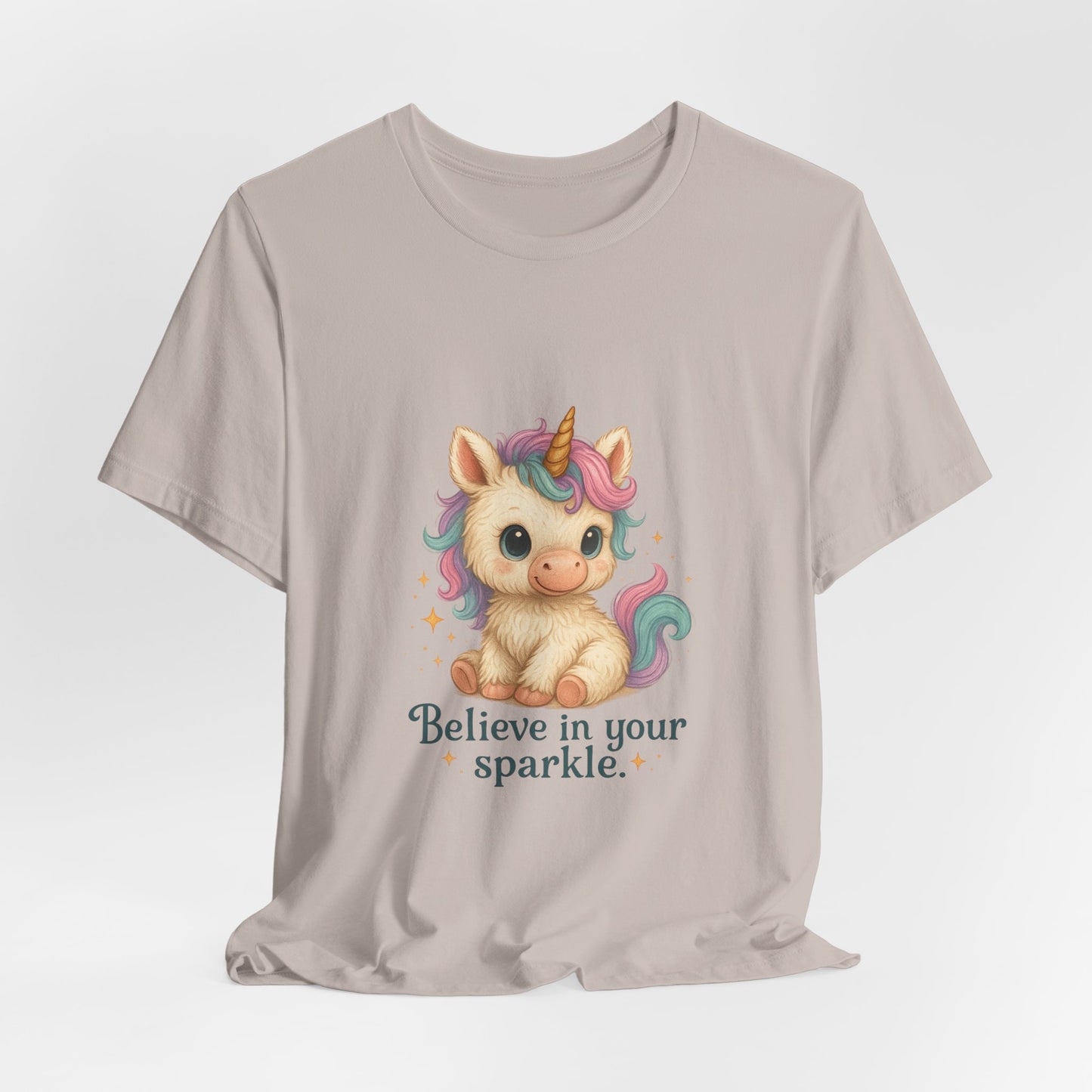 Believe in Your Sparkle Cute Unicorn T-Shirt