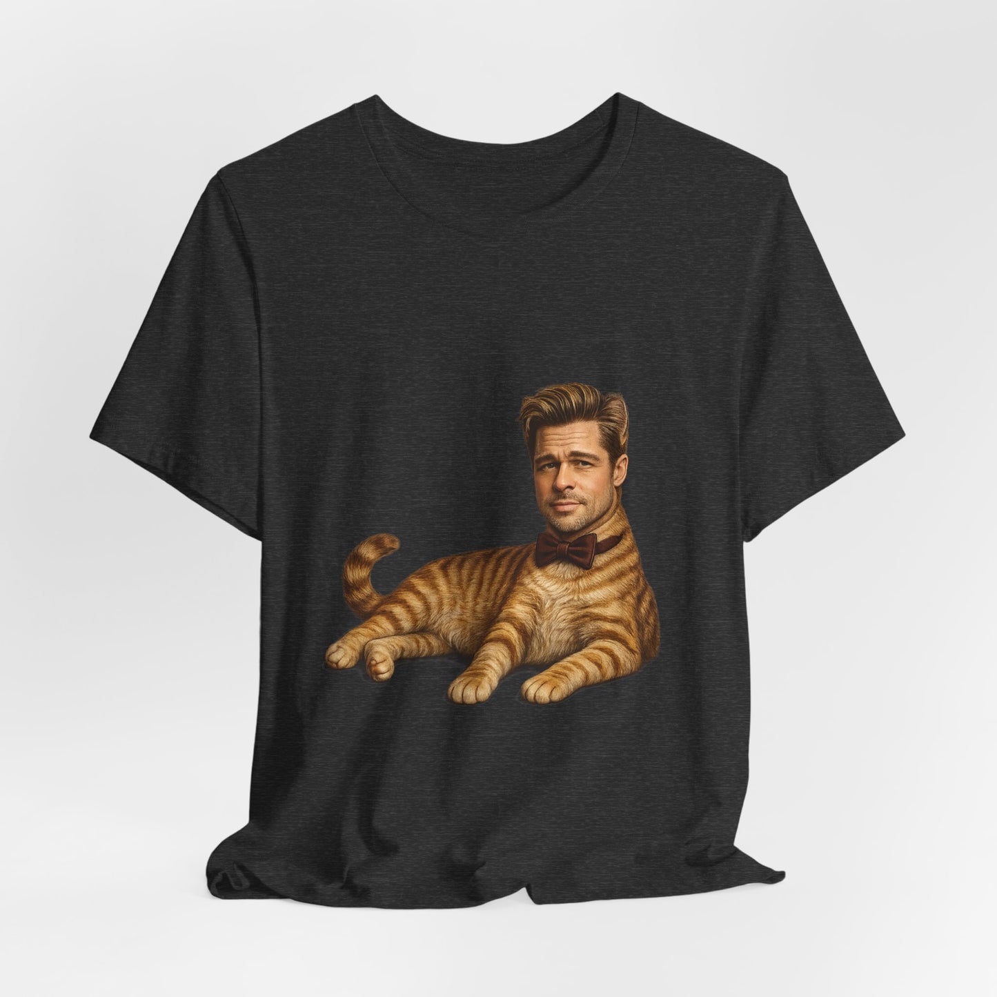 Brad Pitt Cat Parody T-Shirt