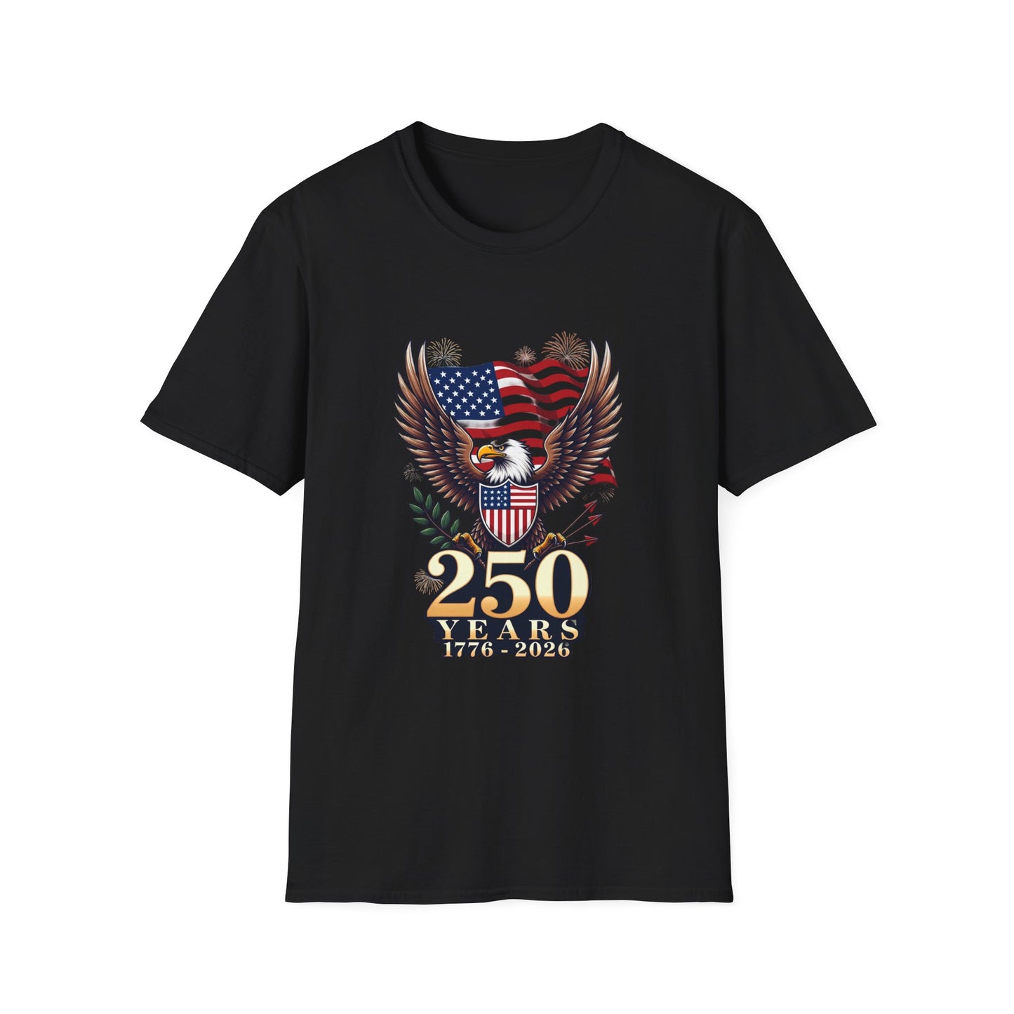 250 Years of Freedom 1776-2026 Patriotic T-Shirt