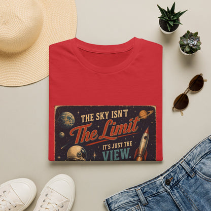 T-Shirt — "The Sky Isn't The Limit" Vintage Space Retro Graphic Tee