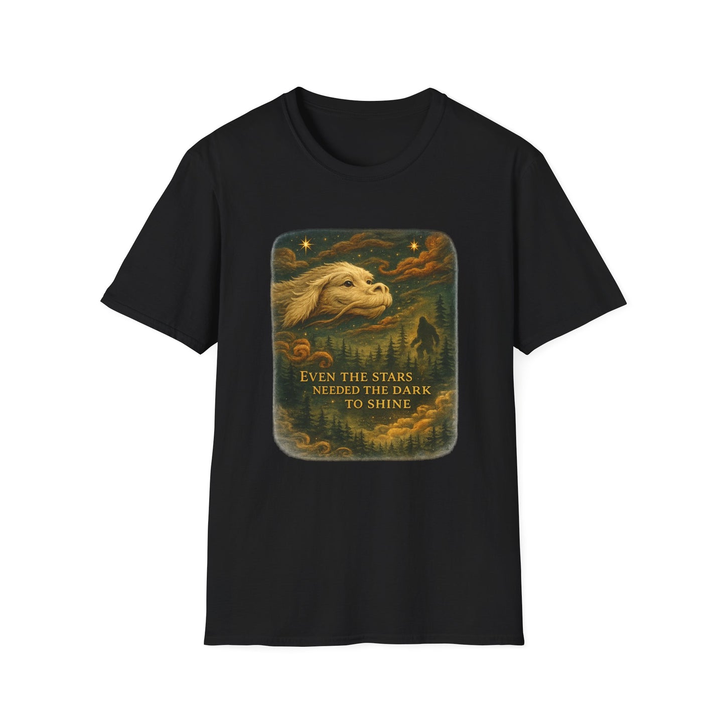 Even The Stars Needed The Dark To Shine - Falkor - T-Shirt