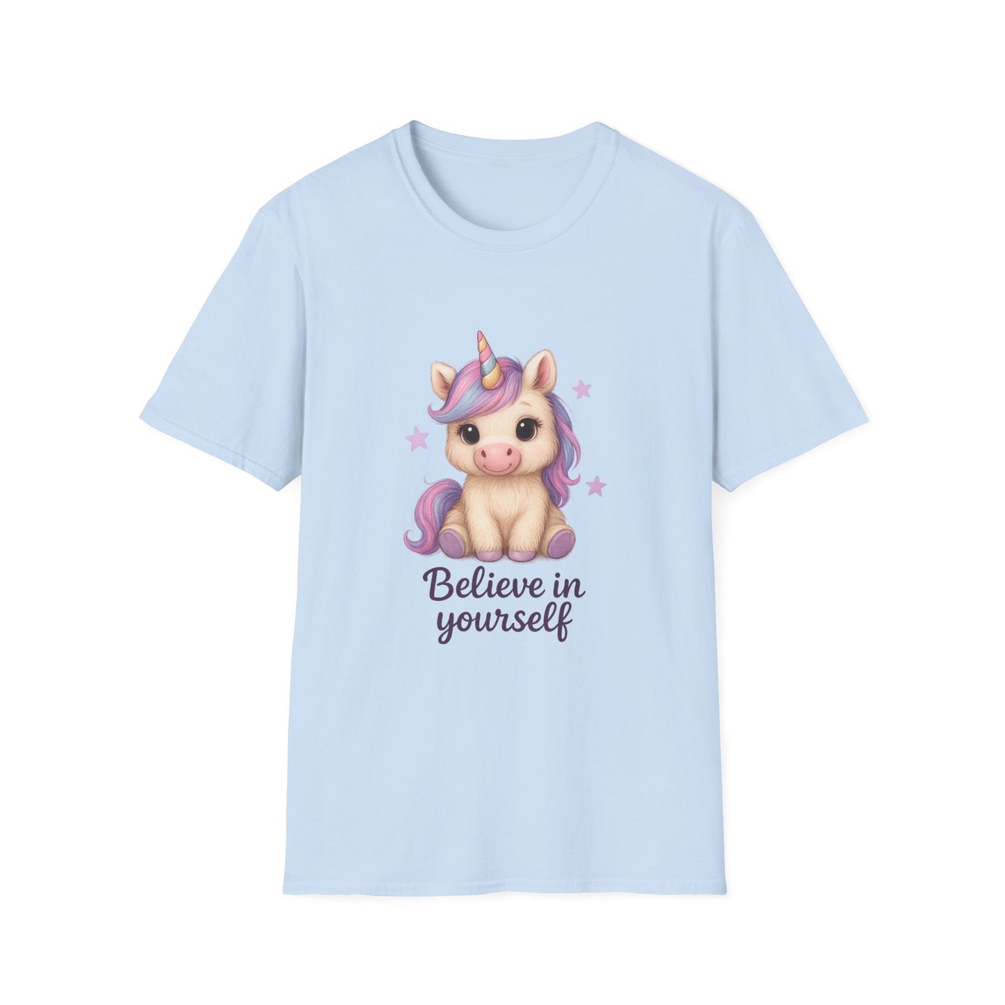 Believe in Yourself Cute Unicorn T-Shirt
