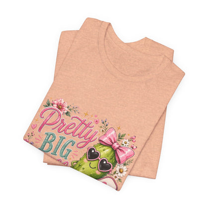 Pretty Big Dill T‑Shirt — Cute Pickleball Graphic Tee with Floral Accents