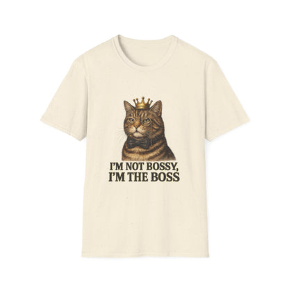 Cat Crown T‑Shirt — "I’m Not Bossy, I’m The Boss" Graphic Tee