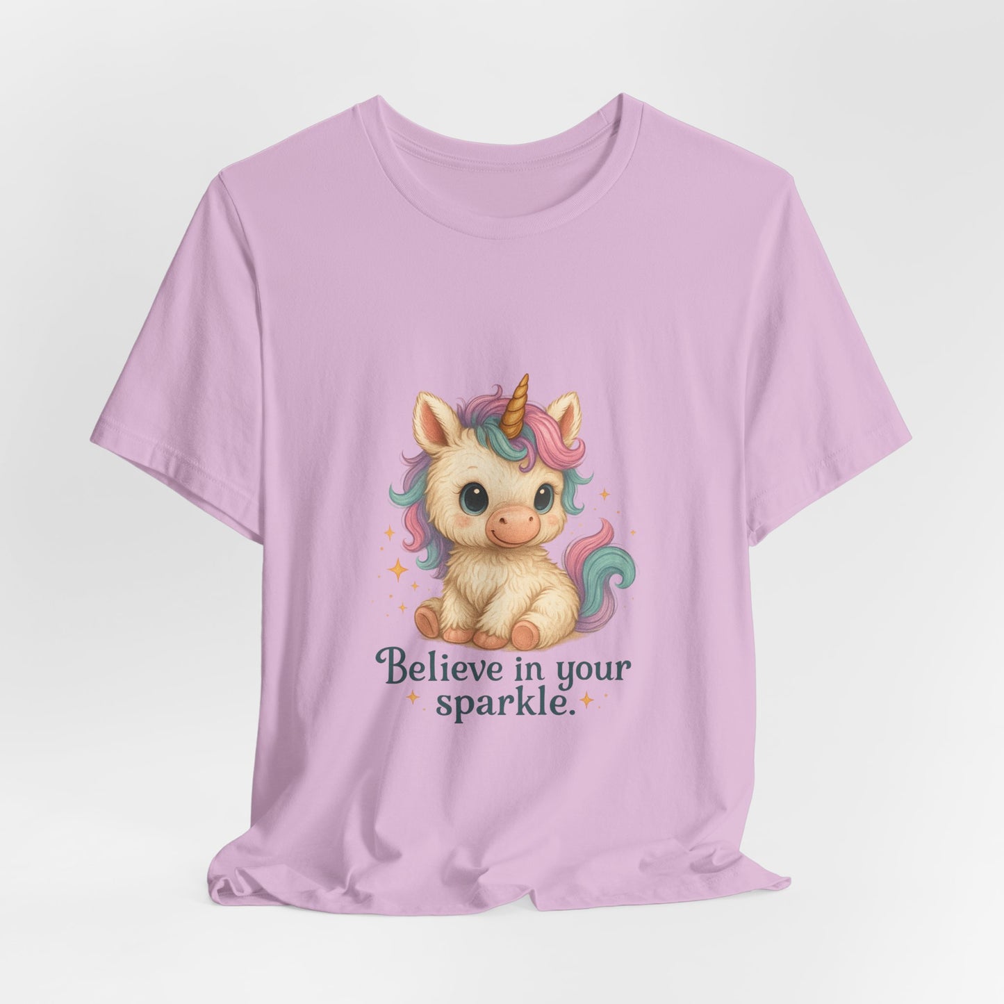 Believe in Your Sparkle Cute Unicorn T-Shirt