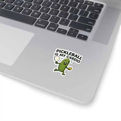 Pickleball is My Cardio Funny Sticker