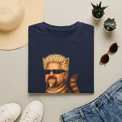 Guy Fieri Cat Funny Parody T-Shirt