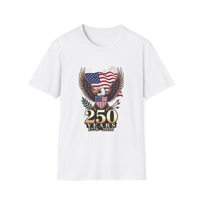 250 Years of Freedom 1776-2026 Patriotic T-Shirt