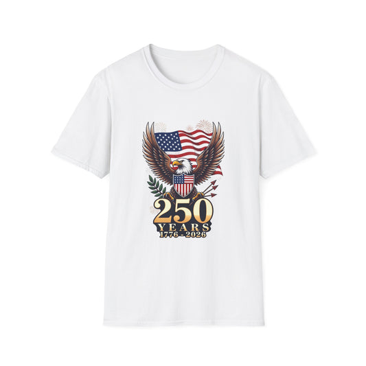 250 Years of Freedom 1776-2026 Patriotic T-Shirt