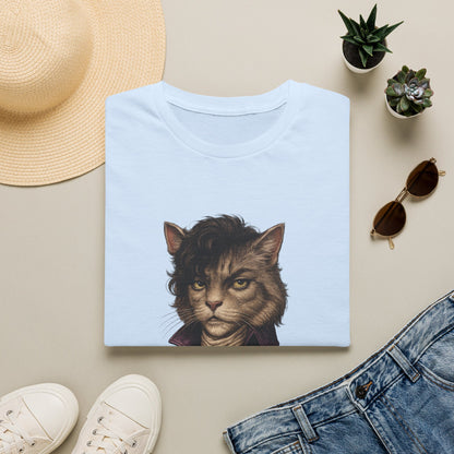 Prince Cat Parody T-Shirt — Regal Cat with Ankh Graphic