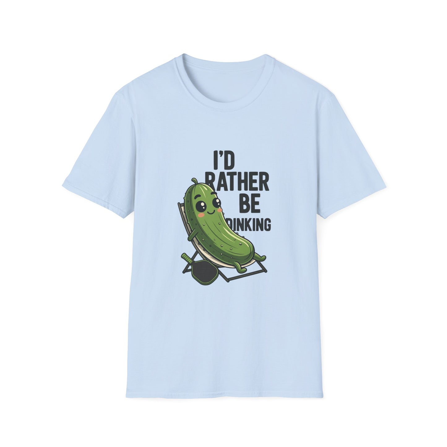 I'd Rather Be Dinking Funny Pickleball T-Shirt