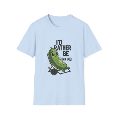 I'd Rather Be Dinking Funny Pickleball T-Shirt