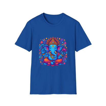 Vibrant Ganesha Hindu God Colorful T-Shirt