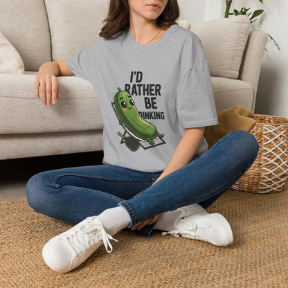 I'd Rather Be Dinking Funny Pickleball T-Shirt